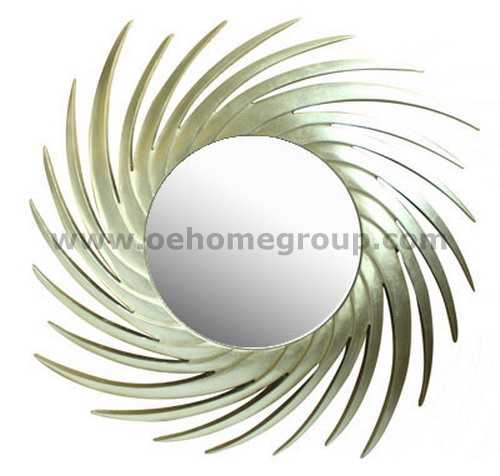8601 Decorative wood wall mirror for Hosipitality